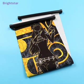 Brightstar ใหม่ โปสเตอร์ผ้าใบ พิมพ์ลายอนิเมะลูฟี่ สําหรับแขวนตกแต่ง