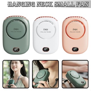 Portable Mini Hanging Neck Fan USB Rechargeable Hands-Free Personal Air Cooler