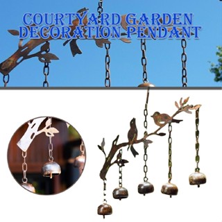 Metal Bird Wind Chime Hanging Wind Bell for Outdoor Garden Balcony Patio Decor