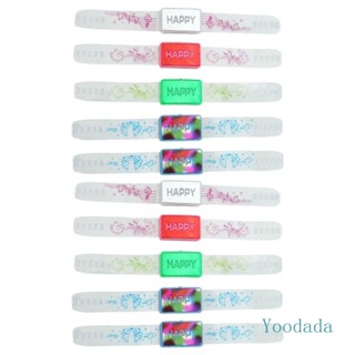 Yoo สายรัดข้อมือ 10 ชิ้น สําหรับตกแต่งงานแต่งงาน