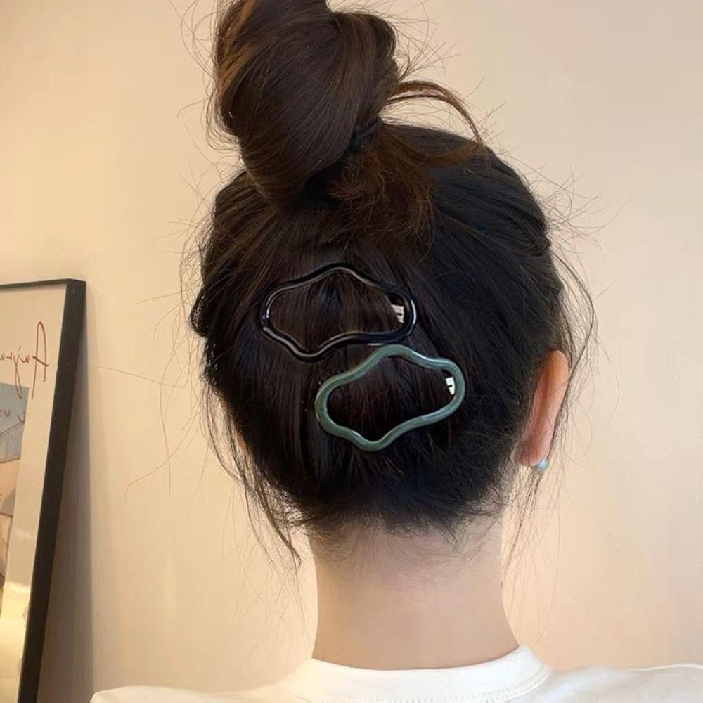 Somedayzl กิ๊บเมฆ Bb เรขาคณิต กลวง โลหะน่ารัก สไตล์เกาหลี สําหรับเด็ก ปาร์ตี้ - รูปที่ 5