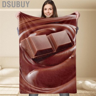 Dsubuy Sofa Throw  Chocolate Pattern Colorfast Soft Comfortable for All Seasons Home Office