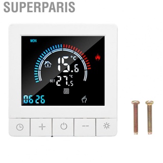 Superparis Intelligent Thermostat  AC90V-240V Smart Temperature Controller Multiple Controls LCD Screen for Leisure Places