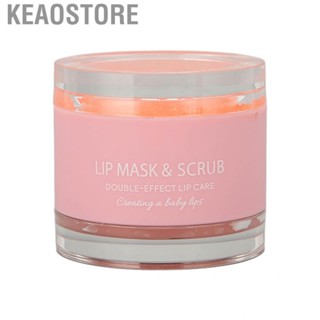 Keaostore Lip   Scrubs Vitamin E Jojoba Oil Collagen Booster for Lips