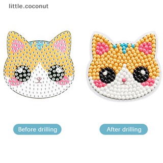 [little.coconut] สติกเกอร์เพชร ลายการ์ตูนปลาหมึกน่ารัก ตามตัวเลข DIY สําหรับเด็ก