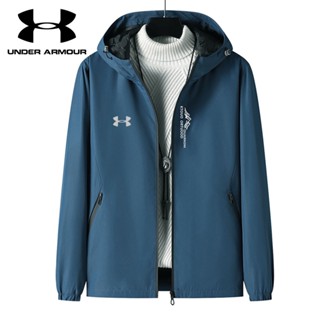 Under Armour เสื้อแจ็กเก็ต เสื้อกันลม คุณภาพสูง กันน้ํา ฤดูใบไม้ผลิ ฤดูใบไม้ร่วง สําหรับผู้ชาย นักเรียน