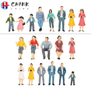 Chink ฟิกเกอร์คน สเกล 1:25 1:30 สําหรับตกแต่งบ้านตุ๊กตา 10 ชิ้น