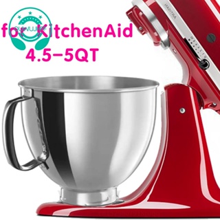 Kitchenaid Classic&amp;Artisan Series 4.5QT/5QT ชามผสมอาหาร สเตนเลส 304 ปลอดภัย สําหรับเครื่องล้างจาน