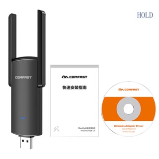 Ace อะแดปเตอร์รับสัญญาณเครือข่ายไร้สาย USB 1300M Dual Band Dual Antenna Wifi สําหรับคอมพิวเตอร์