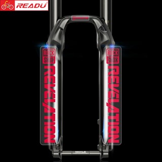 สติกเกอร์ ลาย rockshox REVELATION สําหรับติดตกแต่งตะเกียบหน้ารถจักรยานเสือภูเขา 2021