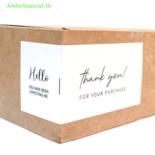 Aaairspecial สติกเกอร์ฉลาก Thank You แฮนด์เมด สําหรับตกแต่ง 50 ชิ้น