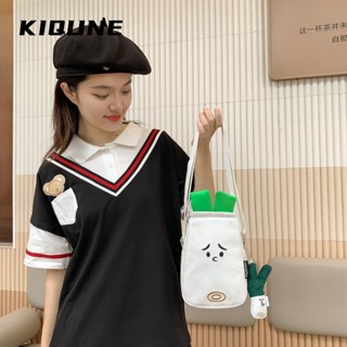 KIQUNE   กระเป๋าสะพาย ข้าง กระเป๋าผู้หญิงสะพายข้าง 2023 new  ins Trendy สวยงาม สวย L91TKIA 37Z230910