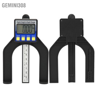 Gemini308 เกจวัดความลึกอิเล็กทรอนิกส์จอแสดงผลดิจิตอลไม้บรรทัดวัดงานไม้ 0-80 มม