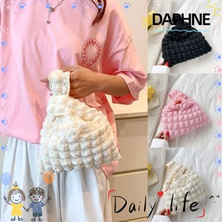 Daphne กระเป๋าถือลําลอง ขนาดเล็ก น่ารัก ผูกปมข้อมือ