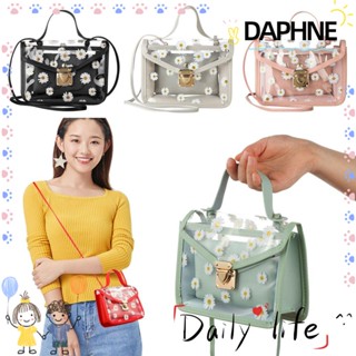 DAPHNE กระเป๋าถือ กระเป๋าสะพายไหล่ สะพายข้าง ทรงสี่เหลี่ยม แฟชั่นสําหรับสตรี