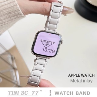 สายนาฬิกาข้อมือ สายสแตนเลส โลหะ สําหรับ iWatch Series 8 7 SE 6 5 4 3 S8 Ultra 49 มม. 38 40 41 44 45 มม.