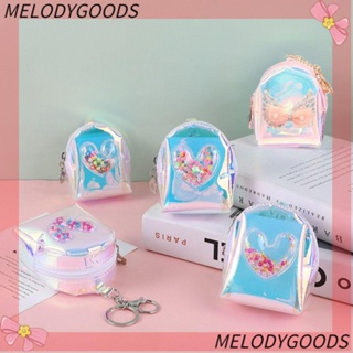 Melodg Jelly Zero Wallet, PVC Mini Coin Purse, Backpack Cartoon Money Bags Girls