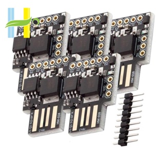 Attiny85 Digispark บอร์ดทดลอง I2C LED Rev.3 Kickstarter 5V IIC SPI USB 6 I/O Pins สําหรับ Arduino 5 ชิ้น