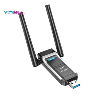 Edup อะแดปเตอร์เครือข่ายไร้สาย AX1800M USB Wifi 6 802.11Ax สําหรับ PC USB 3.0 Wifi Dongle 5 GHz 2.4 GHz