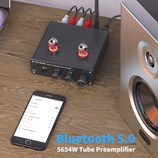 FosiAudio BOX X3 Bluetooth phono tube preamplifier พรีแอมพลิฟายเออร์แบบพกพาความเที่ยงตรงสูง