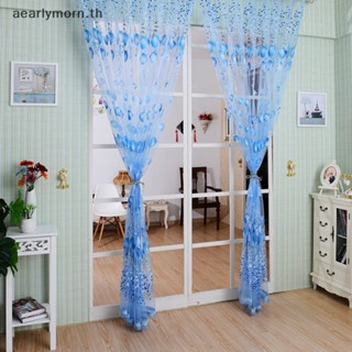 Aa Valances ผ้าม่าน ผ้าเชียร์ ลายดอกไม้ทิวลิป สําหรับตกแต่งประตู หน้าต่าง