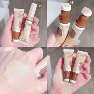 【พร้อมส่ง】คอนซีลเลอร์ รองพื้น แบบน้ํา พับได้ ปกปิดรอยสิว