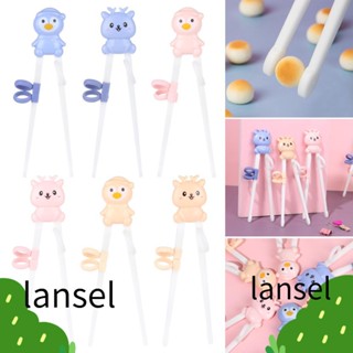 LANSEL ตะเกียบ ลายการ์ตูน เพื่อการเรียนรู้ สําหรับเด็ก