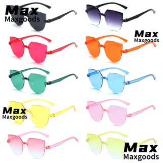 Maxg แว่นตากันแดด ทรงตาแมว สีแคนดี้ สําหรับปาร์ตี้