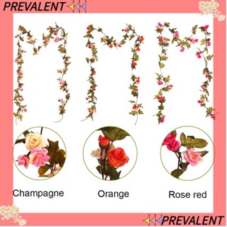 Preva เถาไอวี่ประดิษฐ์ 2.3 เมตร สําหรับตกแต่งงานแต่งงาน คริสต์มาส DIY