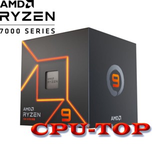 กล่องหน่วยประมวลผล CPU AMD Ryzen 9 7900 R9 7900 3.7 GHz 12-Core 24-Thread 5NM L3=64M 100-000000590 ซ็อกเก็ต AM5 พร้อมตัวทําความเย็น