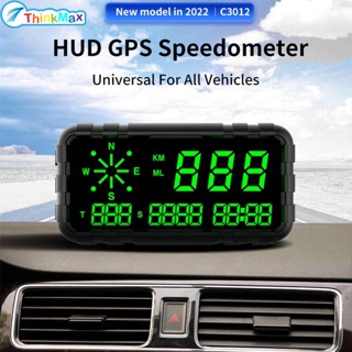 Hud เครื่องวัดระยะทางดิจิทัล Gps พร้อมฟังก์ชั่นเตือนภัย สําหรับรถยนต์ รถบรรทุก ปิ๊กอัพ