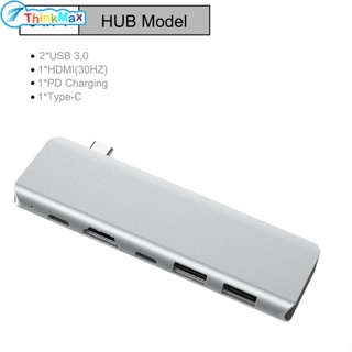 5-in-1 อะแดปเตอร์ฮับ USB Type-C เป็น HDMI 2USB 3.0 PD Type C หลายพอร์ต