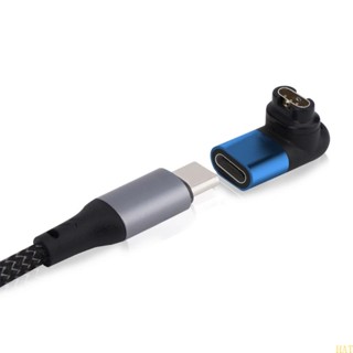 Hat อะแดปเตอร์ชาร์จนาฬิกา USB Type C เป็น 4pin สําหรับ Fenix 5 5S 6 6S 6X