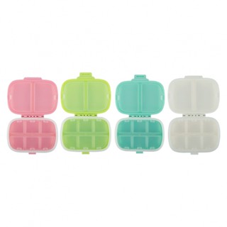 ⚡NEW 8⚡Pill Box For Storing Vitamins Grain Fibre Green Plastic White 11*8*3cm