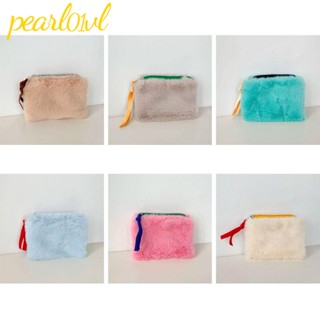 Pearl01 กระเป๋าสตางค์ใบเล็ก ทรงสี่เหลี่ยม น่ารัก ใส่บัตรได้ สําหรับผู้หญิง