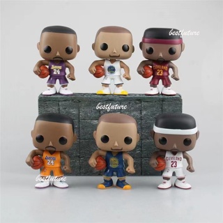 ฟิกเกอร์ตุ๊กตาบาสเก็ตบอล Funko POP NBA Star James Kobe Curry Owen สําหรับตกแต่งผนัง