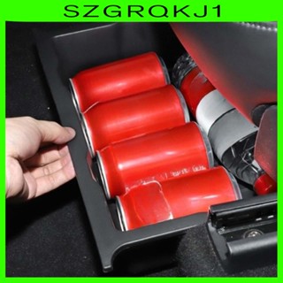 [szgrqkj1] กล่องเก็บของใต้ที่นั่ง สีดํา อุปกรณ์เสริม 2 ชิ้น