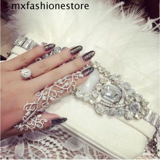 Mxfashione เครื่องประดับ แหวนเกราะร็อคพังก์ร็อค