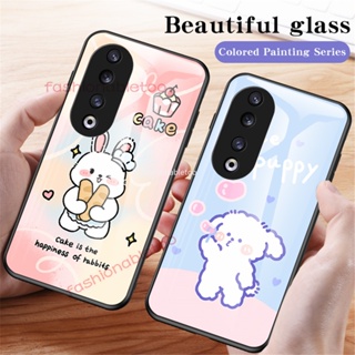 เคสโทรศัพท์มือถือกระจกนิรภัย TPU แบบนิ่ม ขอบแข็ง กันกระแทก สําหรับ Huawei Honor 90 pro Lite 90pro 90lite Honor90pro Honor90lite 2023