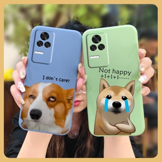 Cartoon Skin-friendly feel Phone Case For Redmi K50Pro Solid color Lens package cute soft shell Lens bump protection