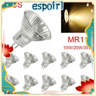 Espo หลอดไฟสปอตไลท์ MR11 สีขาวอบอุ่น แบบเปลี่ยน 2 ชิ้น