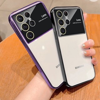 6D แฟชั่น สําหรับ iPhone 11 Pro Max X XS XR i7 i8 i6 i6s plus SE3 เคสมือถือ Soft TPU Case เคสป้องกัน Luxury Big Camera Window เปลือกโปร่งใส เปลือกกันกระแทก ตัวเรือนชุบไฟฟ้า