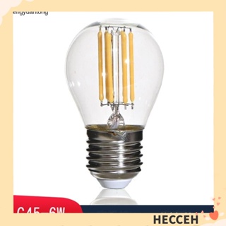 Hecceh หลอดไฟเอดิสัน แบบใส สีขาวอบอุ่น สไตล์วินเทจย้อนยุค