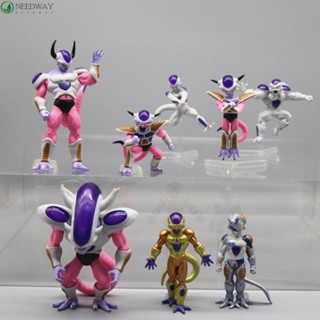 Needway ฟิกเกอร์ PVC อนิเมะดราก้อนบอล Z Frieza Freezer Gk 13 ซม. 8 ชิ้น ต่อชุด