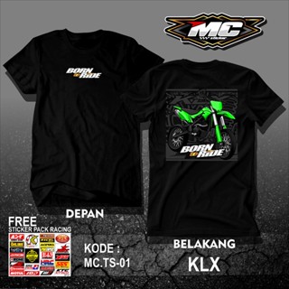 Pria Mc Cut - Kaos Distro ของแท้ สติกเกอร์ สําหรับติดตกแต่งรถยนต์ Kawasaki KLX 150 Supermoto Mcts01