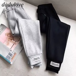 DaDulove💕 New American Ins High Street Thin Casual Sports Pants Niche High Waist Straight Pants Trousers