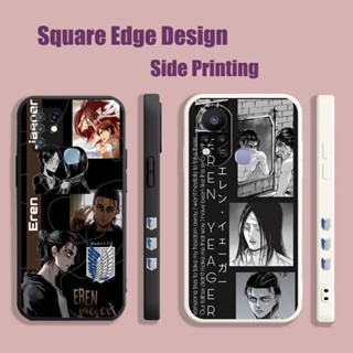 เคสโทรศัพท์มือถือ ลาย อนิเมะ เอเรน ผ่าพิภพไททัน ภาค Attack on titan Eren FGQ02 สําหรับ Huawei Y6P Y7 Y7A Y6 Pro Honor X20 50 Lite 2019