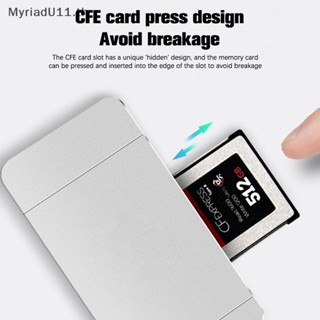 Myriadu อะแดปเตอร์แปลงการ์ดรีดเดอร์ CF Express เป็น USB 3.1 Type B ความเร็วสูง R6 R5 Z7 Z6