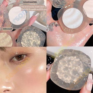 ZVEV Pure Desire Water Light Sensation High Disc Burst Flash Fine Shiny Crystal Monochrome High Light Eye Shadow Fragile Sensation Repair Disk 【searson】 【searson】