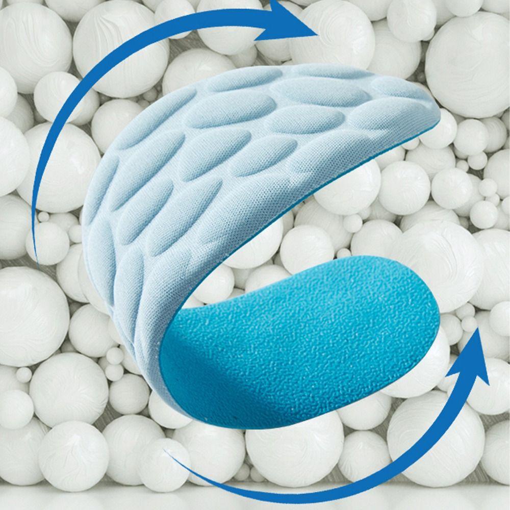 Uumir Orthopaedic Insoles, 4D Cuttable นวด Insoles, รองเท้าอุปกรณ์เสริมหน่วยความจําโฟม Anti-pain Shock Absorption Mindinsoles รองเท้าผู้หญิงผู้ชายกีฬา